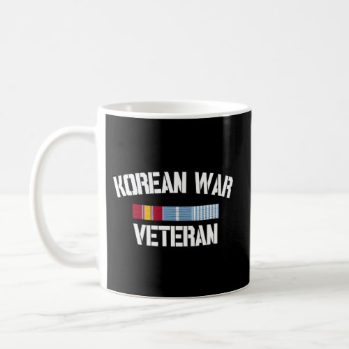 Korean War Veteran Pride Korea Service Ribbon Coffee Mug