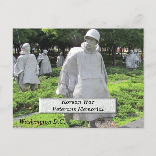Korean War Veterans Memorial _ postcard