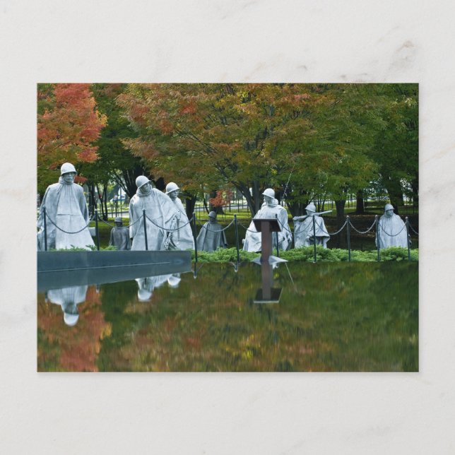 Korean War Veterans Memorial Postcard (Front)