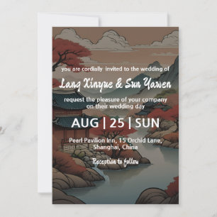 korean wedding invitation