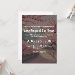 korean wedding invitation