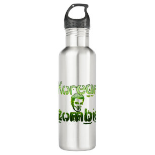 korean, zombie stainless steel water bottle