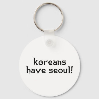 Koreans have Seoul Keychain