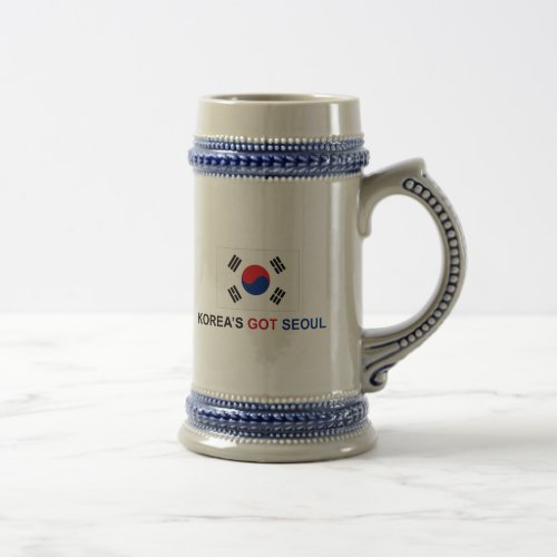Koreas Got Seoul Beer Stein