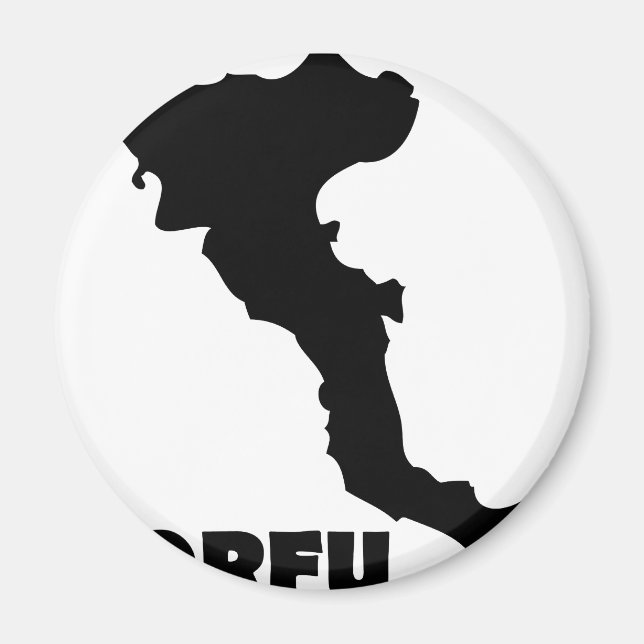 korfu corfu greek island magnet (Front)