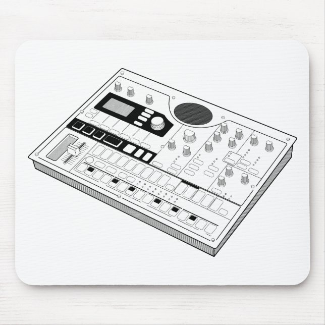 Korg Electribe emx1 music instrument Mouse Pad (Front)