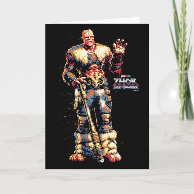 Korg Stylized Character Graphic Card (Front)