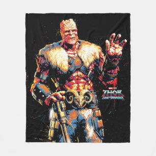 Korg Stylized Character Graphic Fleece Blanket