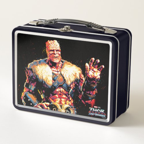 Korg Stylized Character Graphic Metal Lunch Box