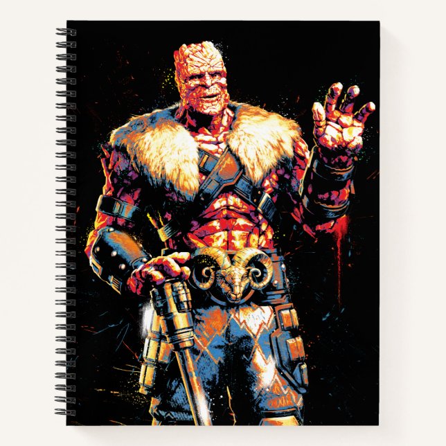 Korg Stylized Character Graphic Notebook (Front)
