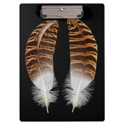 Kori Bustard Feathers Clipboard