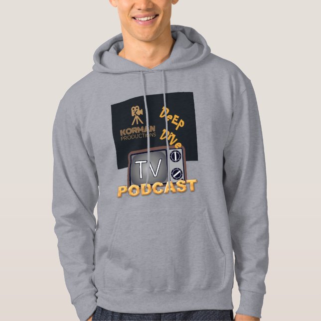 Korman Productions Deep Dive TV Podcast  Hoodie (Front)