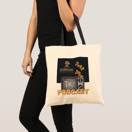 Korman Productions Deep Dive TV Podcast  Tote Bag