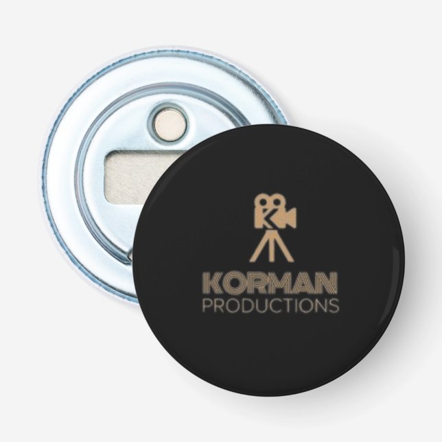 Korman Productions YouTube Channel Logo  Bottle Opener (Front)