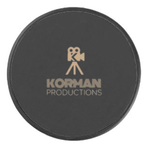 Korman Productions YouTube Channel Logo Hockey Puck