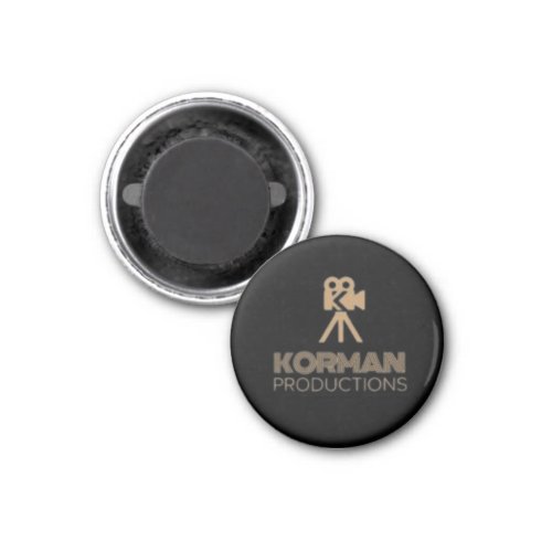 Korman Productions YouTube Channel Logo Round Magnet