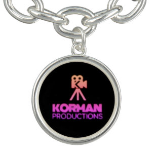 Korman Productions YouTube Channel Pink Logo Bracelet