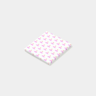 Korman Productions YouTube Channel Pink Logo Tiled Post-it Notes