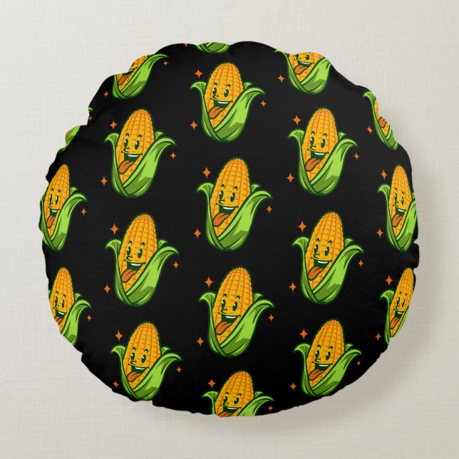 Korn Round Pillow (Front)