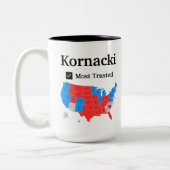 Kornacki, Two-Tone Coffee Mug (Left)