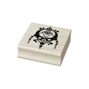 Kornkreis Piktogramm / crop circle pictogram XI Rubber Stamp