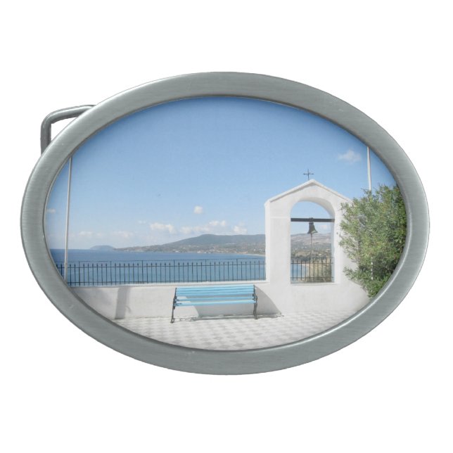 koroni elestria view oval belt buckle (Front)