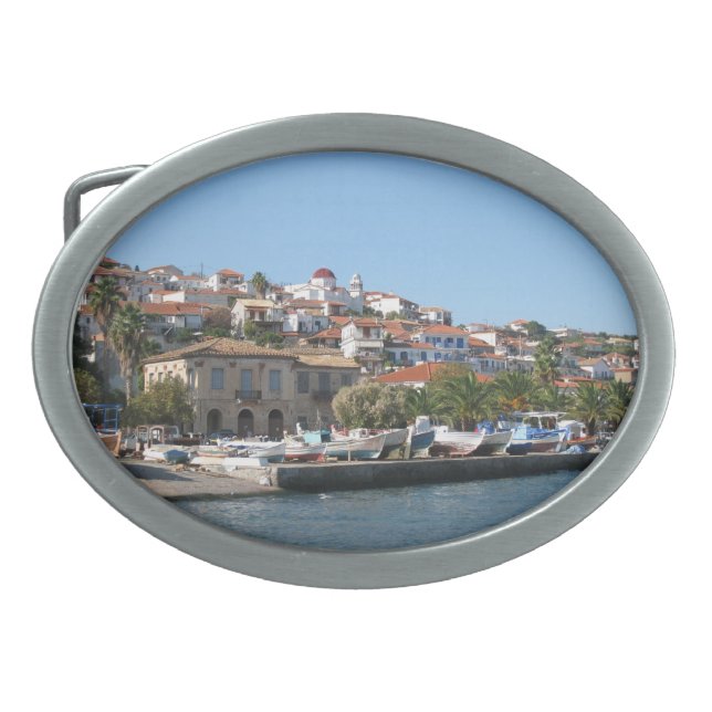 koroni skyline buckle oval belt buckle (Front)