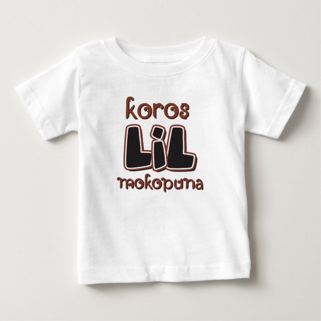 Koro's LIL Mokopuna Baby T-Shirt (Front)