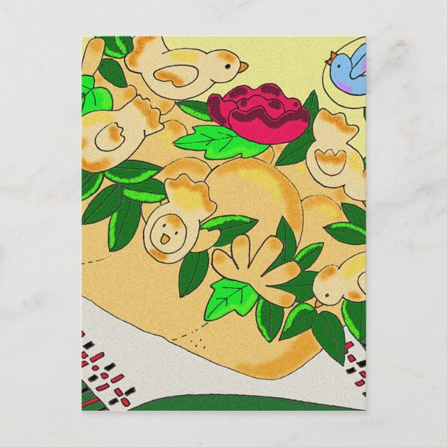 Korovai for Ukrainian Wedding Postcard (Front)