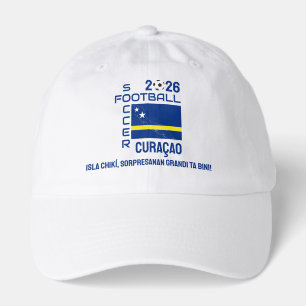 KORSOU Patriotic CURAÇAO Football Soccer 2026 Hat