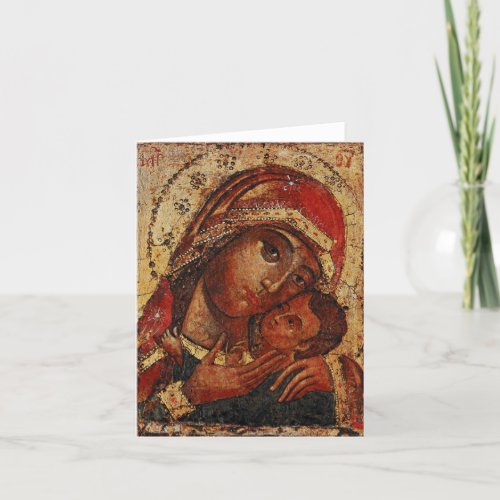Korsunskaja icon of the Mother of God of Cherson Card