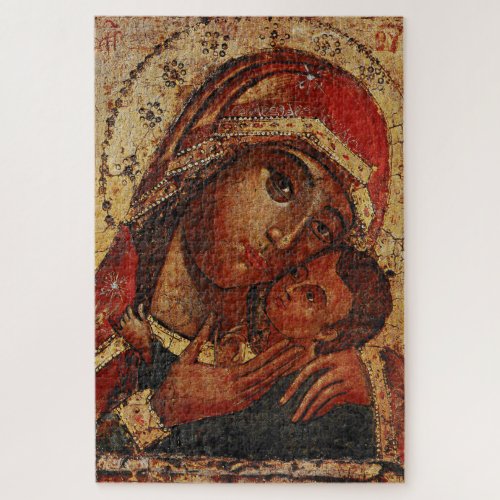 Korsunskaja icon of the Mother of God of Cherson Jigsaw Puzzle