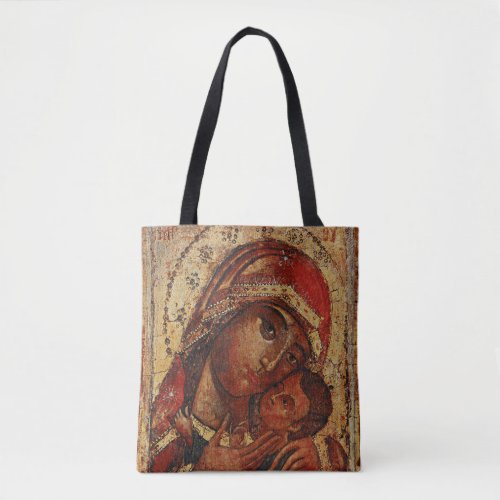 Korsunskaja icon of the Mother of God of Cherson Tote Bag