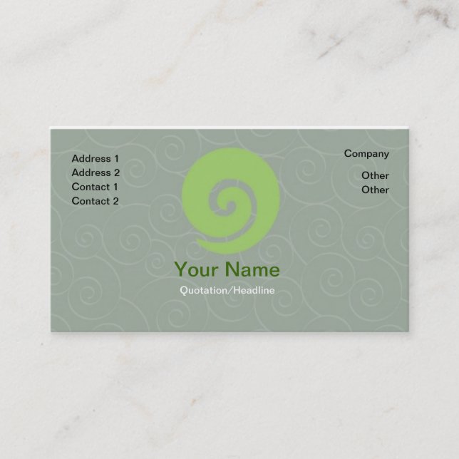 Koru Business Card (Front)