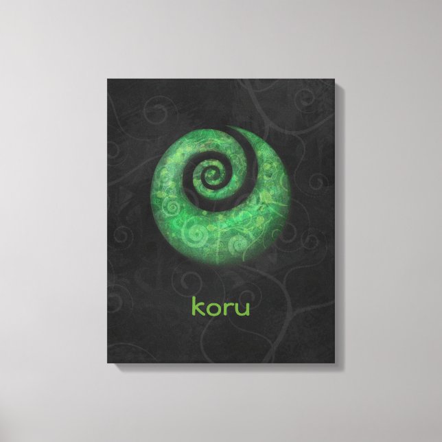 koru canvas print (Front)