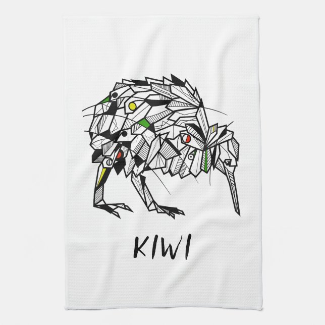 Koru Kiwi Kitchen Towel (Vertical)