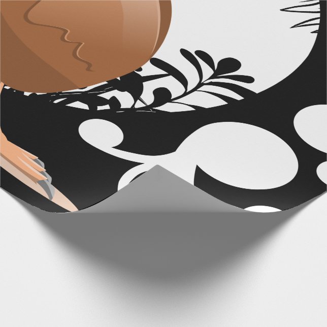 Koru Kiwi Wrapping Paper (Corner)