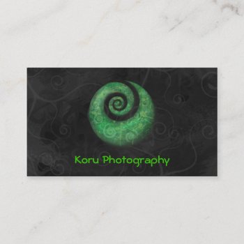 Koru Photography Business Card by poupoune at Zazzle