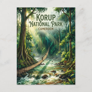 Korup National Park Cameroon Postcard