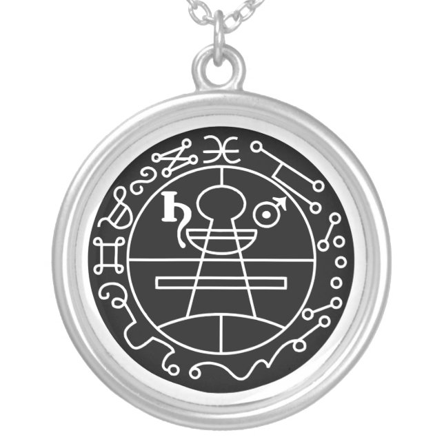 kos-003 silver plated necklace (Front)