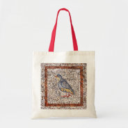 Kos Bird Mosaic Canvas Crafts & Shopping Bag at Zazzle
