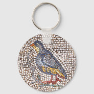Kos Bird Mosaic Keychain at Zazzle