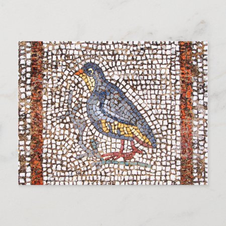 Kos Bird Mosaic Postcard