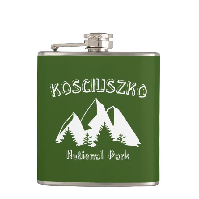 Kosciuszko National Park Flask (Front)