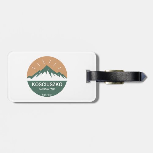 Kosciuszko National Park Luggage Tag