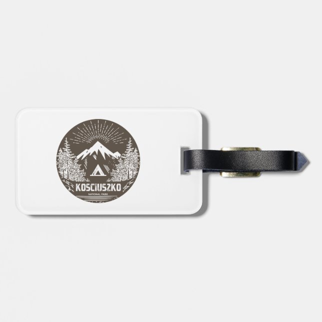 Kosciuszko National Park Luggage Tag (Back Horizontal)