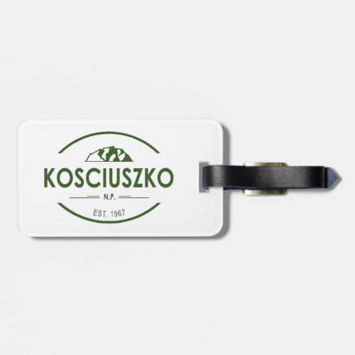 Kosciuszko National Park Luggage Tag