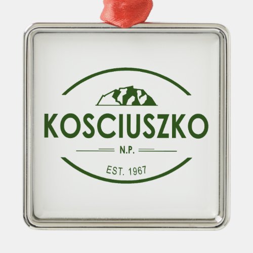 Kosciuszko National Park Metal Ornament