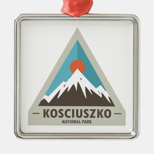 Kosciuszko National Park Metal Ornament