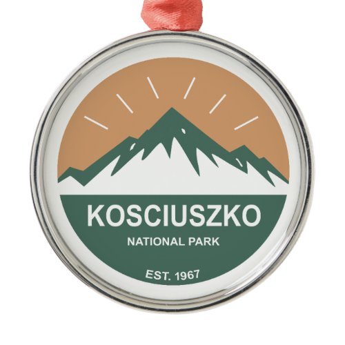Kosciuszko National Park Metal Ornament
